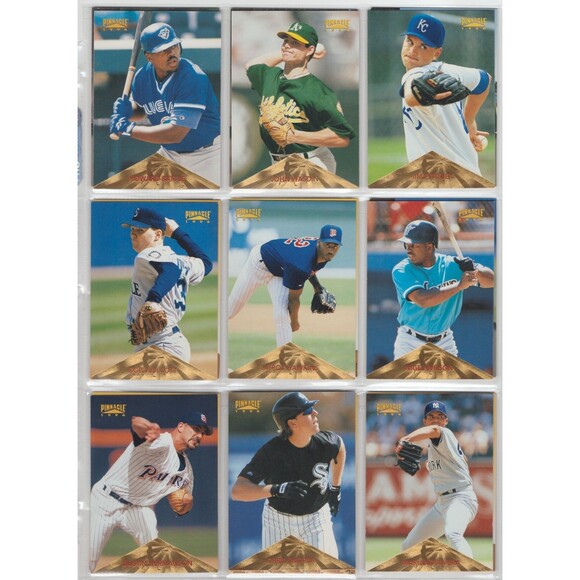 1996 Pinnacle Baseball Complete Set (Series 1) Mint  cards 1-200 - Picture 13 of 14